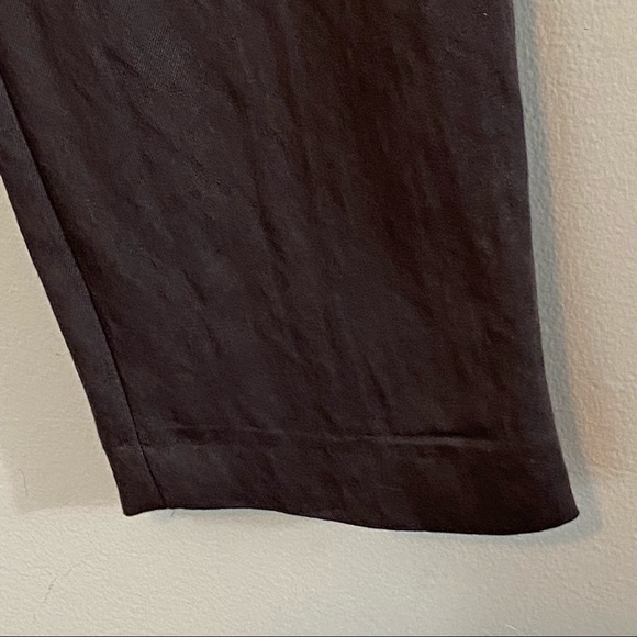 Massimo Dutti Brown Tapered Leg Pants Trousers US size 8 - Picture 4 of 11